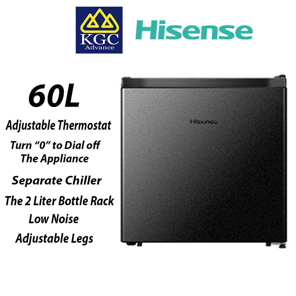 Hisense 1-Door Mini Bar (60L) RR60D4AGN / RR60D4ABN