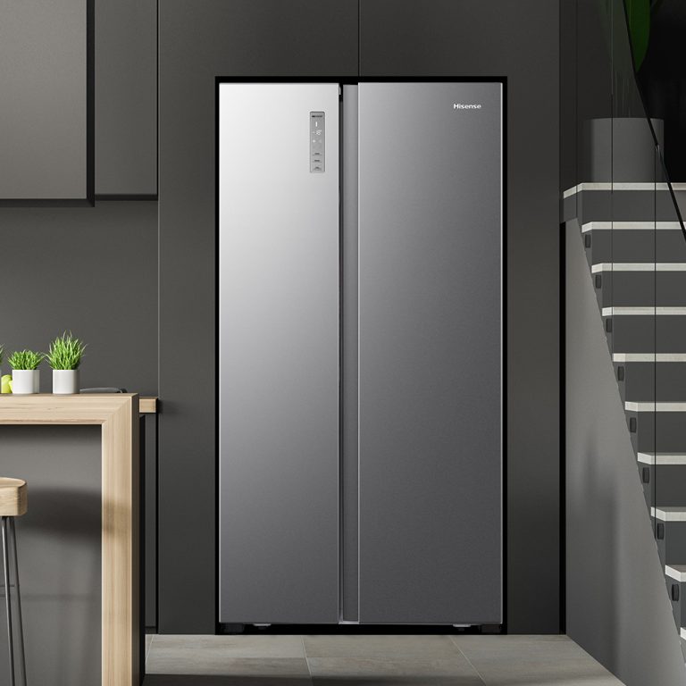 Hisense Side by Side Inverter Fridge Refrigerator (620L) RS666N4ACNIV Khin Guan Corporation