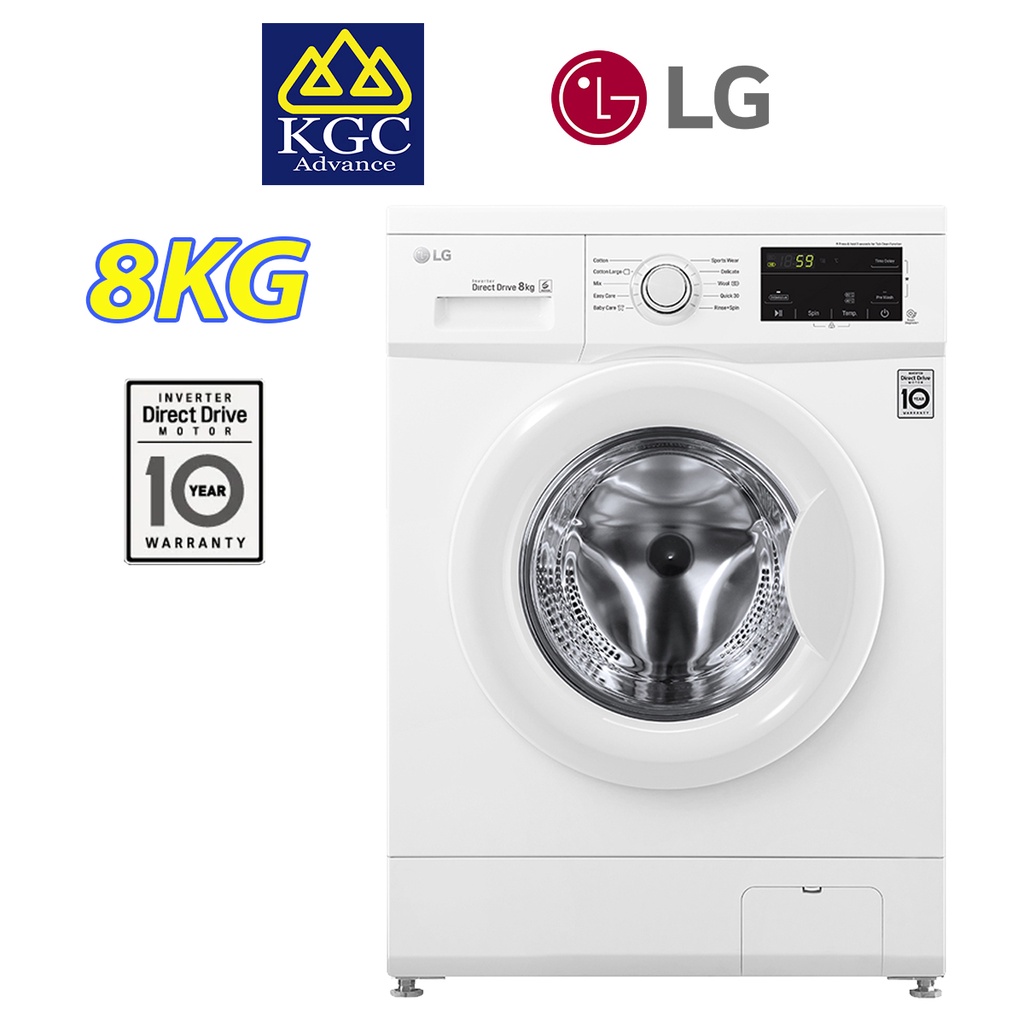 LG 6 Motion Inverter Direct Drive Washing Machine (8kg) WD-MD8000WM