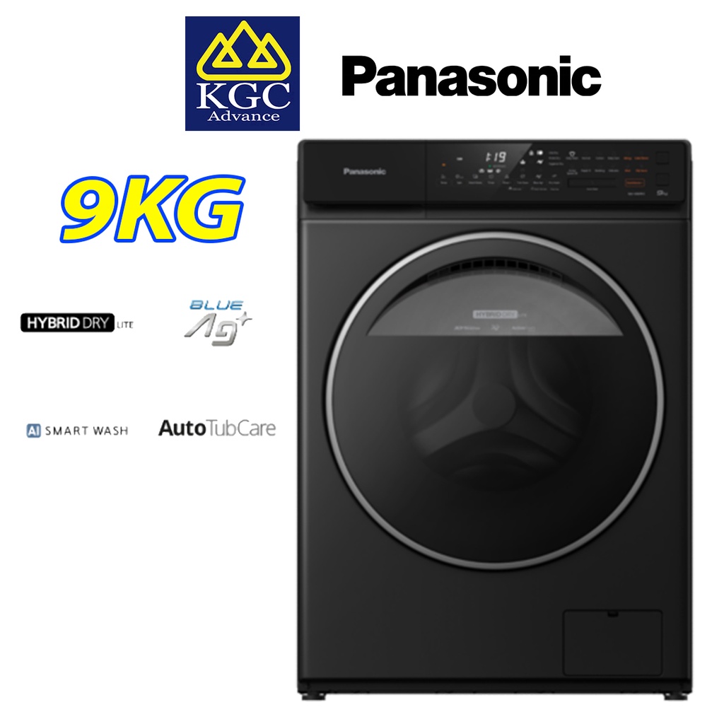 Panasonic 9kg Care+ Front-loading Washing Machine NA-V90FR1BMY – Hygiene Dry Assist