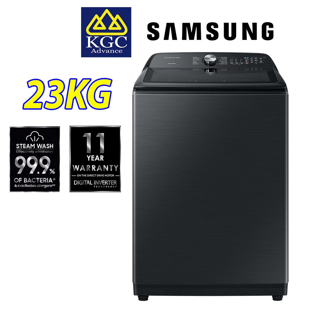 Samsung Top Load Washer with BubbleStorm Washing Machine (23kg) WA23A8377GV/FQ
