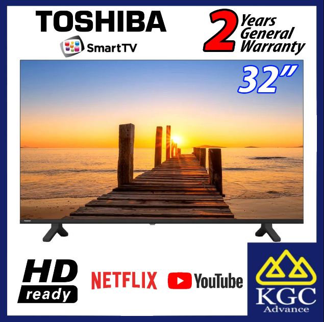 (Free Shipping) Toshiba 32" HD Ready Vidaa Smart TV Bezel Less Design 32V31LP