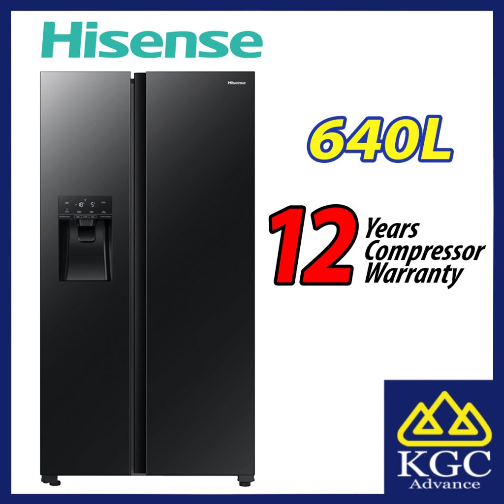 Hisense 640L Fridge RS700N4AWBUI Side by Side Inverter Refrigerator