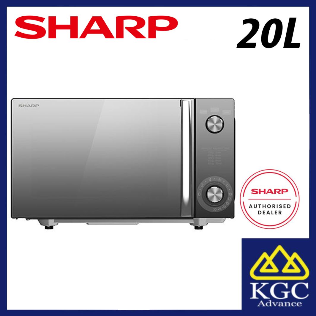 Sharp 20L Mechanical Dial Flatbed Microwave Oven Khin Guan Corporation