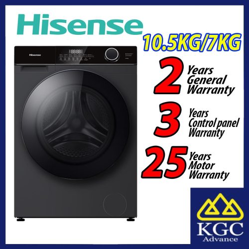 Hisense 10.5KG/7KG Washer & Dryer WD105M3