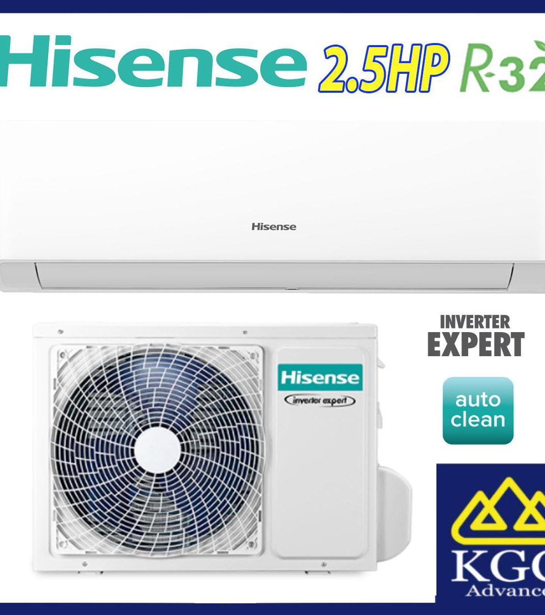 Hisense AI25KAGS 2.5HP R32 Inverter Air Conditioner Aircond
