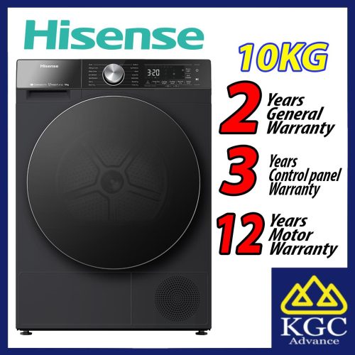 Hisense 10KG Front Load Heat Pump Dryer DH5S1095UB