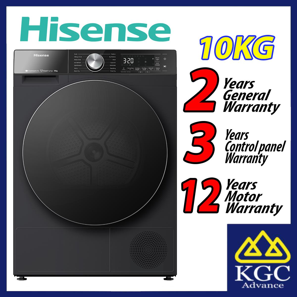 Hisense 10KG Front Load Heat Pump Dryer DH5S1095UB