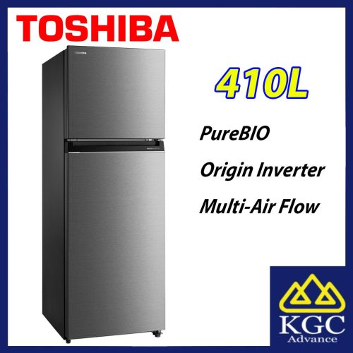 Toshiba 410L 2 DOORS Fridge GR-RT466WE-PMY (58) Inverter Refrigerator