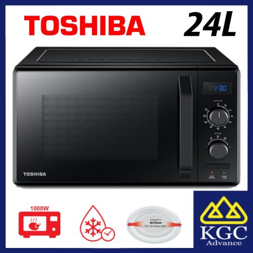 TOSHIBA 24L MICROWAVE OVEN WITH GRILL FUNCTION MW2-AG24PF (BK) Ketuhar Gelombang Mikro