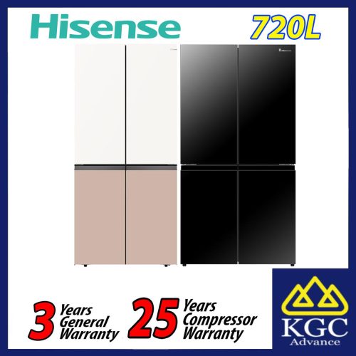 Hisense 720L 4 Door Refrigerator Inverter Fridge RQ768N4ABU / RQ768N4AW-KU