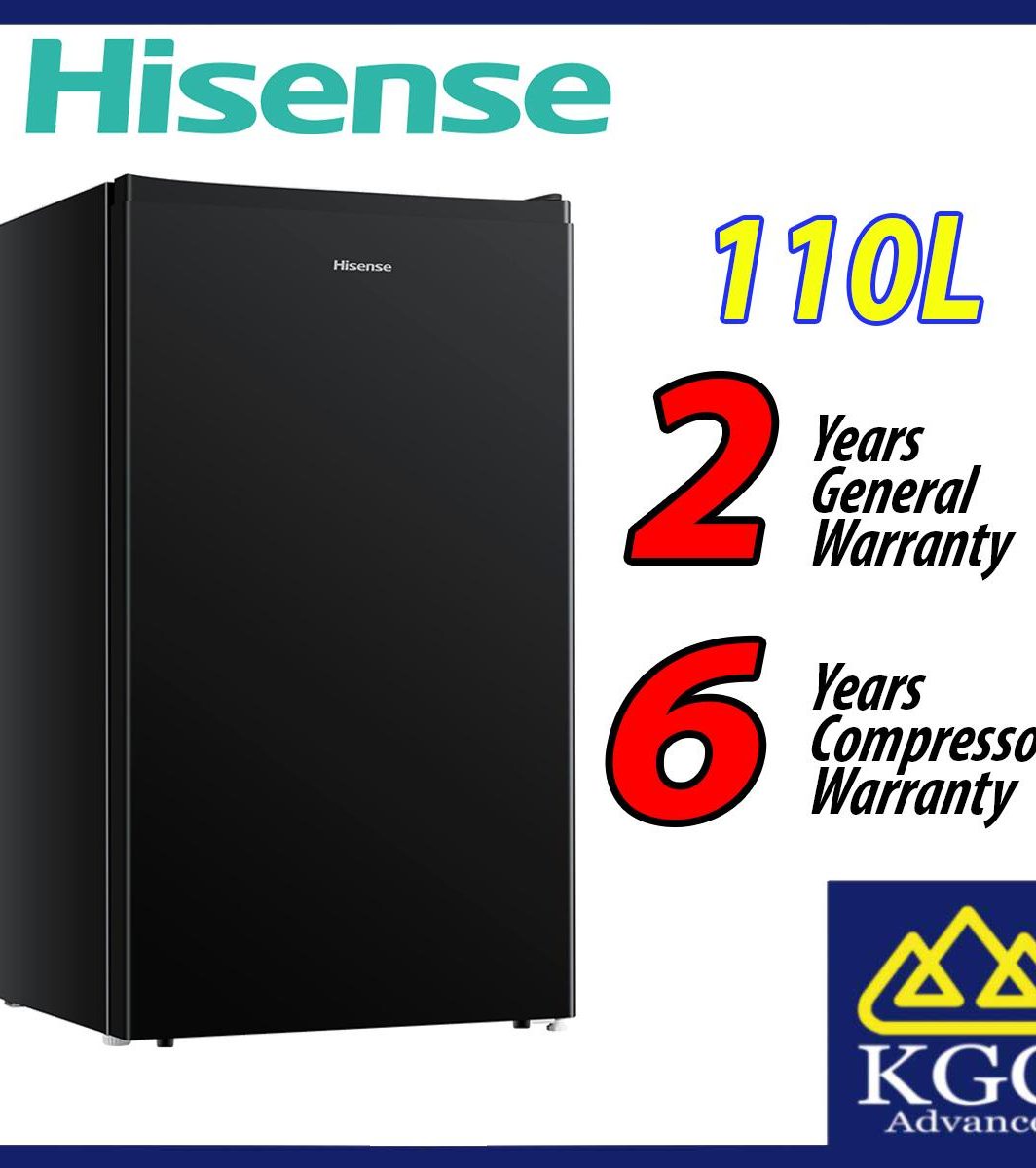 Hisense Single Door Fridge 110L RR120D4ABN1 Refrigerator