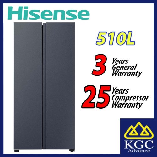 Hisense 510L Side by Side Inverter Refrigerator RS588N4ABNIV