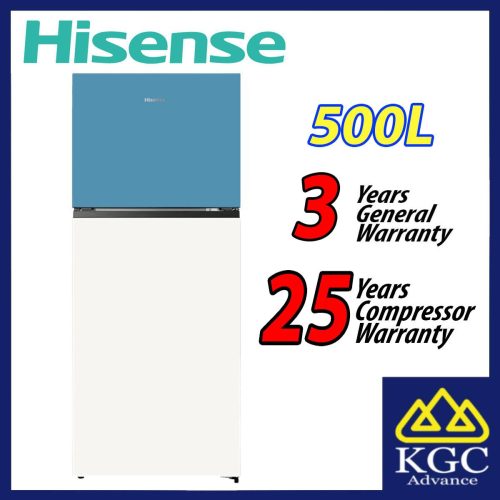 Hisense 500L 2 Door Fridge Inverter Refrigerator RT549N4AW-MBU2