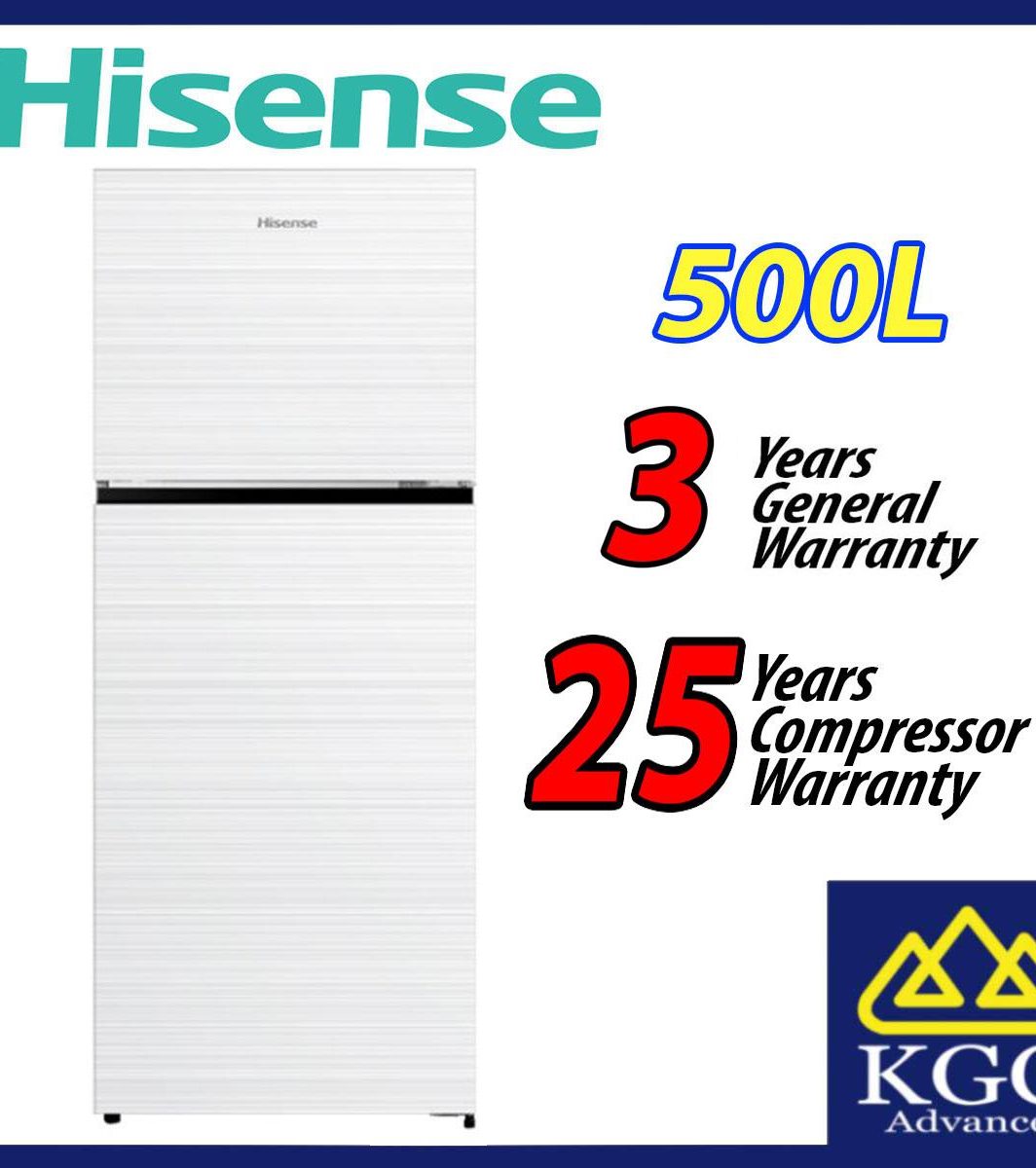 Hisense 500L 2 Door Fridge Inverter Refrigerator  RT549N4AWU2