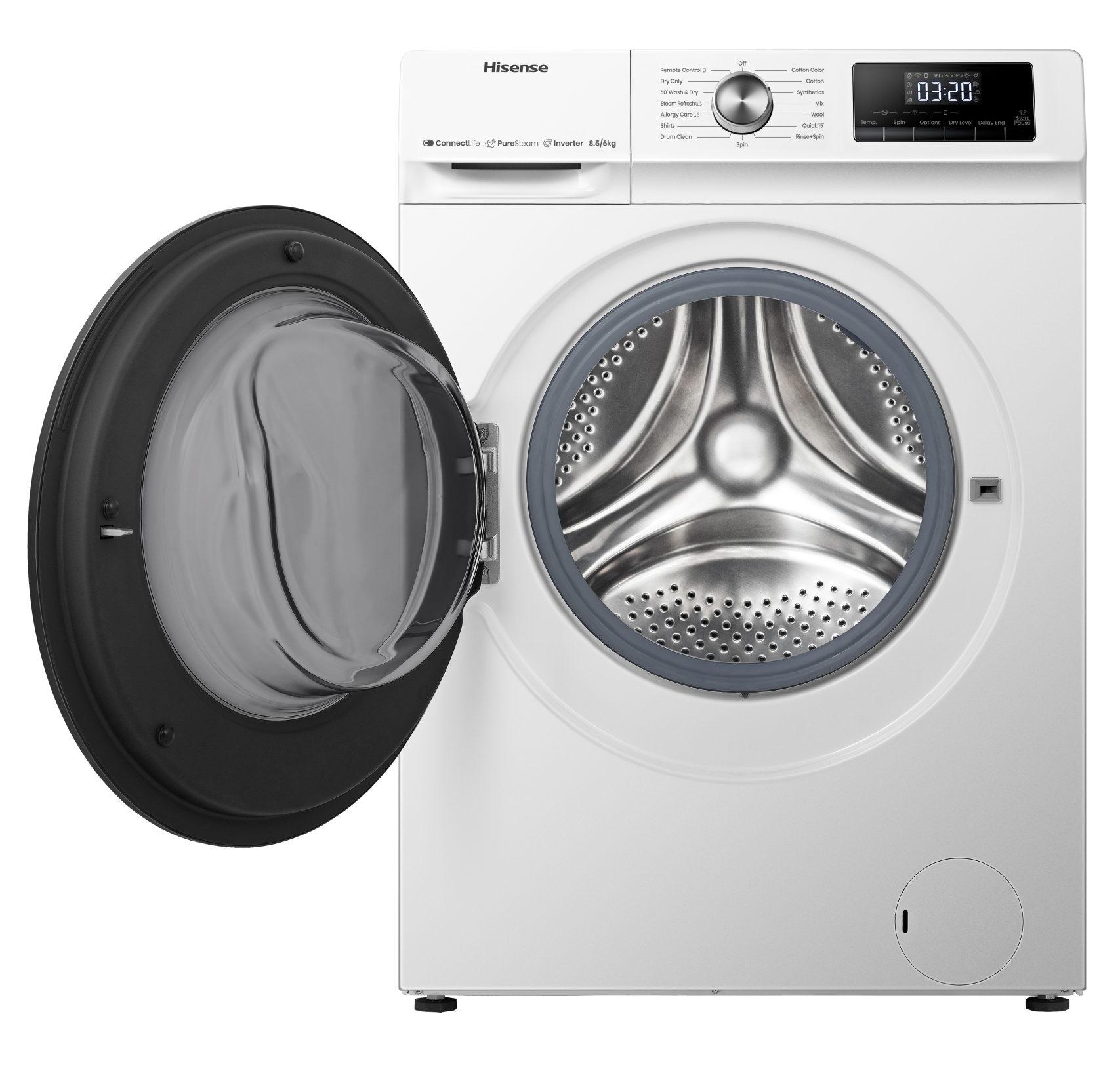 Hisense 8.5KG / 6KG Front Load Washer and Dryer WD3Q8543BW Washing Machine - Image 4