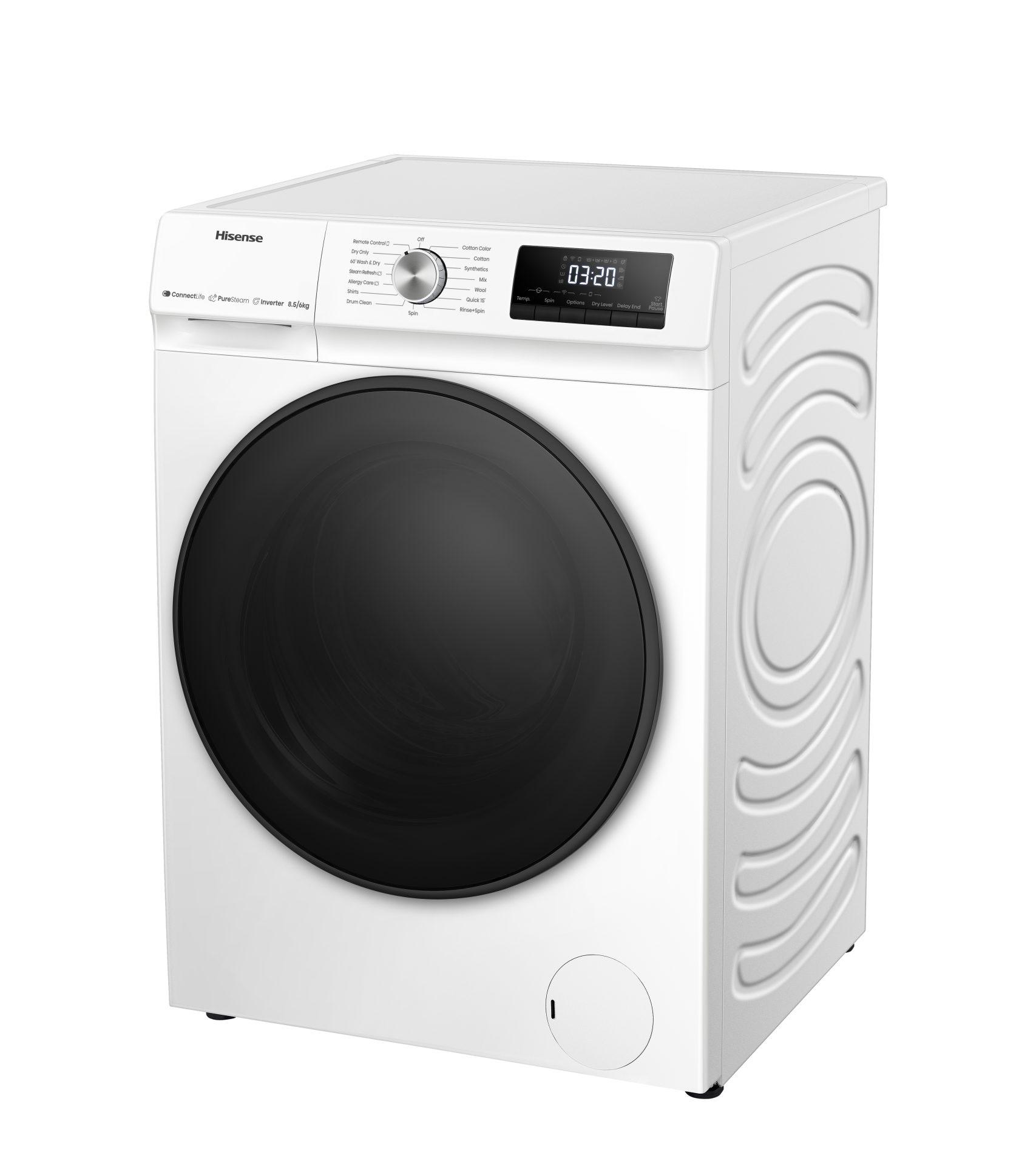 Hisense 8.5KG / 6KG Front Load Washer and Dryer WD3Q8543BW Washing Machine - Image 3