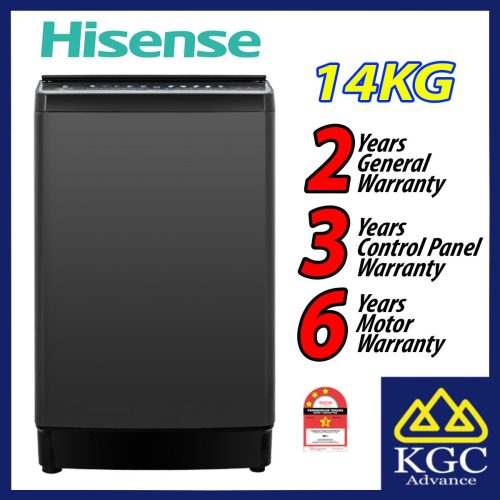 Hisense 14KG Top Load Washer WTJA1413UB Washing Machine