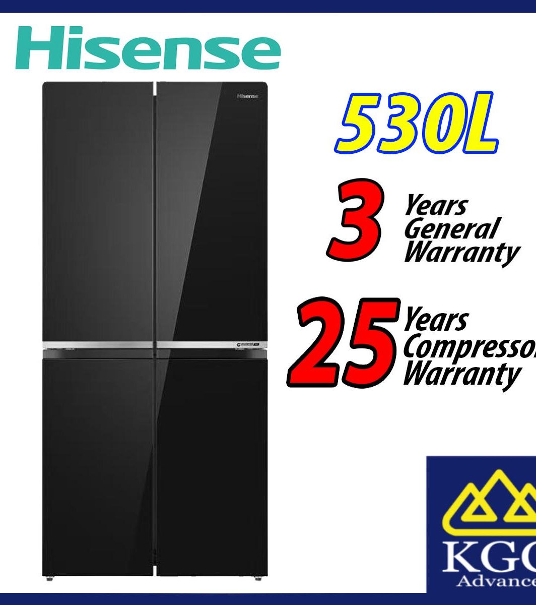 Hisense 530L 4 Door Inverter Fridge RQ556N4ABU Refrigerator