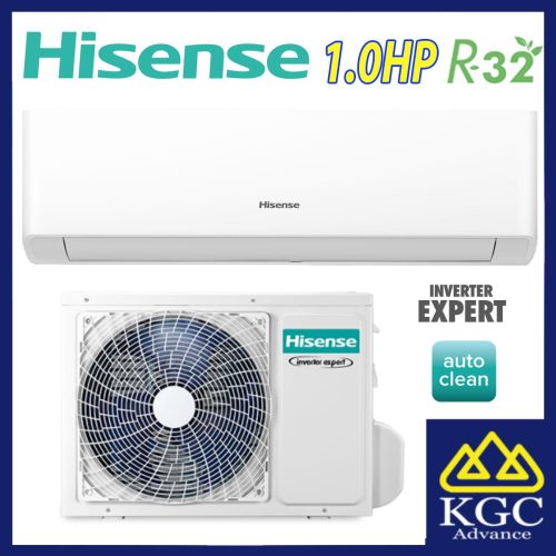 Hisense 1.0HP R32 Inverter Air Conditioner AI10KAGS2 Aircond