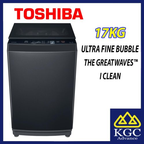 Toshiba 17KG Top Load Washer Mesin Basuh AW-DUM1800MM (SG) UFB GREATWAVES Washing Machine