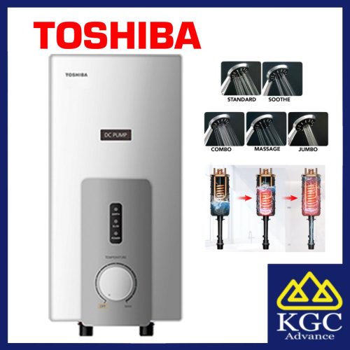 Toshiba Instant Electric Water Heater Pemanas Air With Pump DSK38S3MW