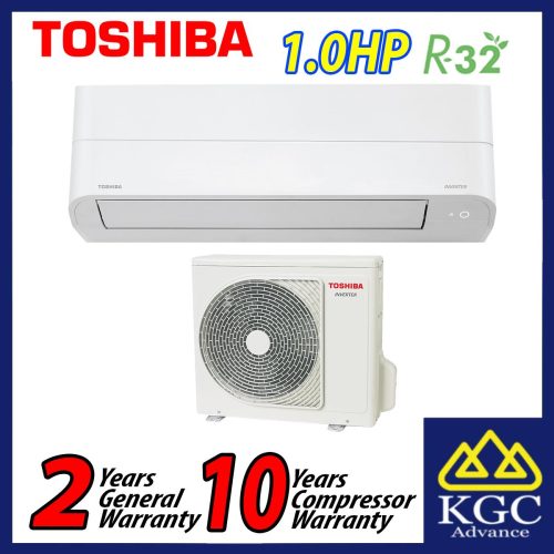Toshiba 1.0HP / 1.5HP Inverter R32 Air Conditioner RAS-H10B2KCV2G-M / RAS-H13B2KCV2G-M