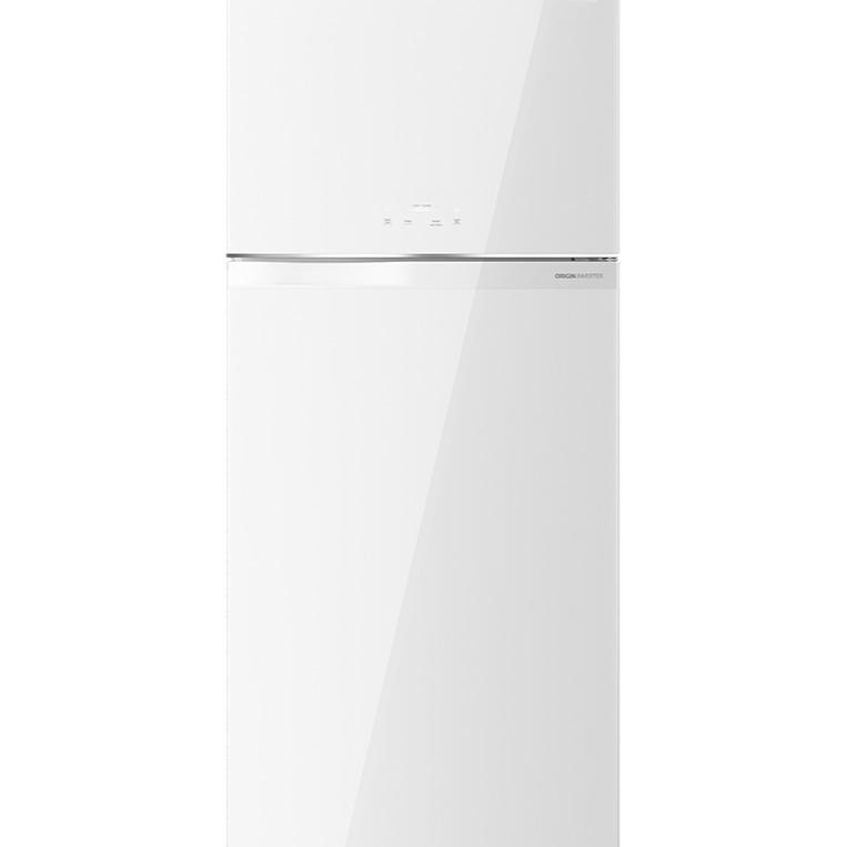 TOSHIBA 661L 2 Door Inverter Fridge GR-RT835WE-PGY Peti Sejuk Refrigerator WHITE GLASS