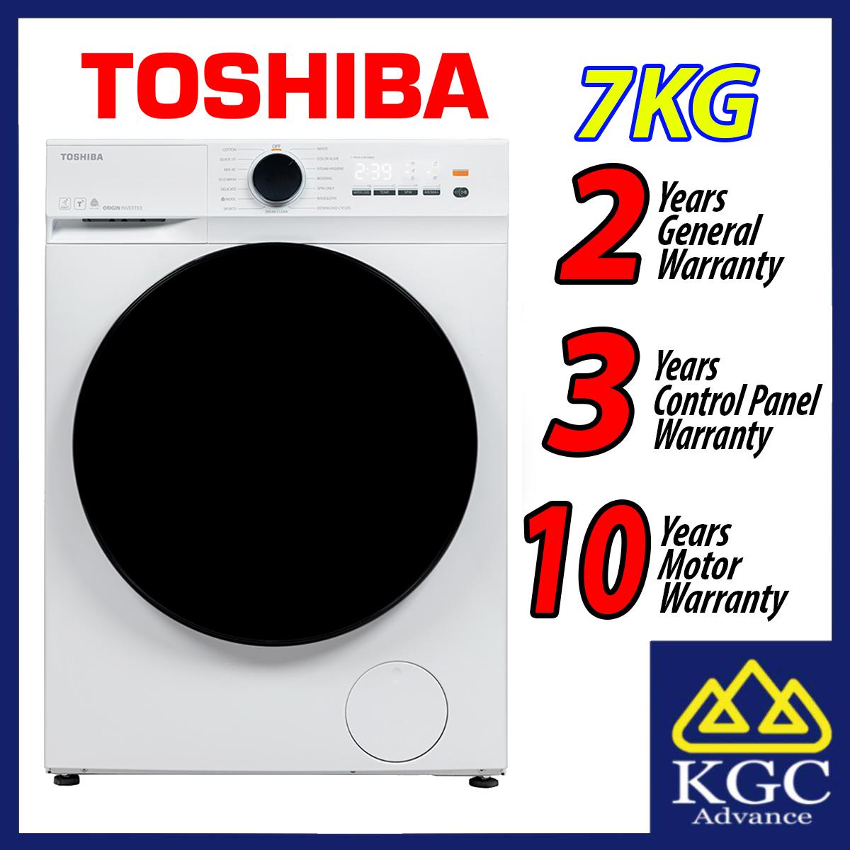 TOSHIBA 7KG FRONT LOAD WASHER TW-E70BUT21UWM (WW) AROMA+ Matters Washing Machine