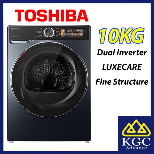 Toshiba 10KG HEAT PUMP TUMBLE DRYER PENGERING BEBAN HADAPAN TD-T25BS110HWM(MG) Heat Pump Matters