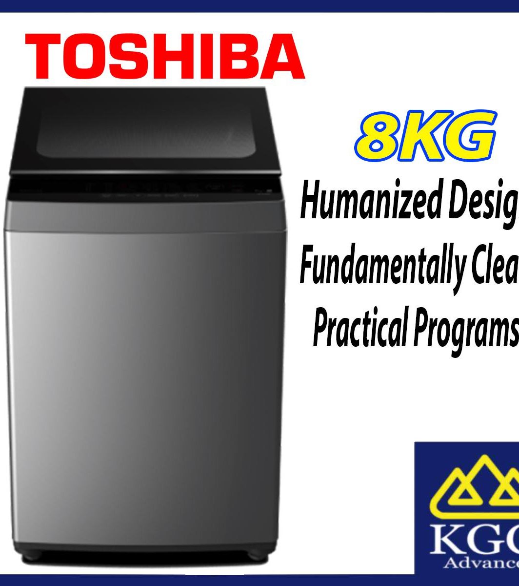 Toshiba AW-M901BM (SG) 8KG TOP LOAD WASHER Fundamentally Clean Matters Washing Machine Mesin Basuh