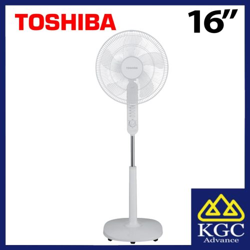 TOSHIBA 16" STAND FAN Kipas Berdiri WITH TIMER F-LSA10(W)MY