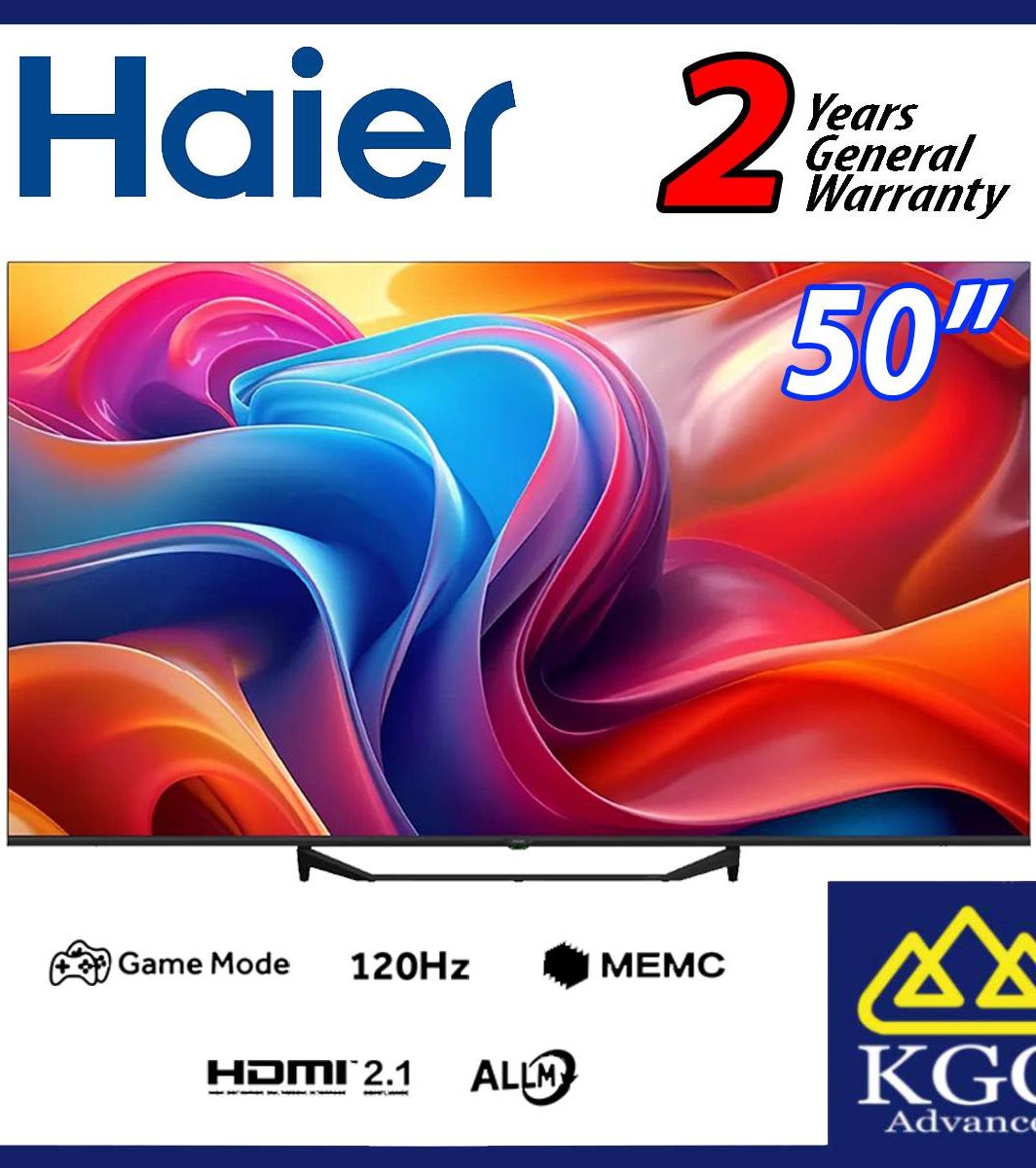 HAIER 50" 4K UHD QLED Google TV H50S80FUX