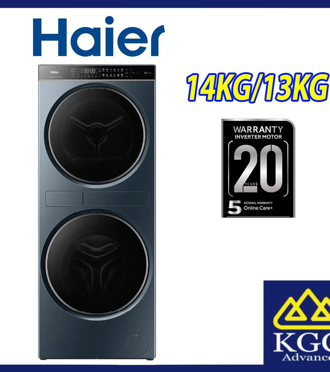 HAIER 14KG/13KG Laundry Centre HWD140-BD14LCGNU1 Inverter Washing Machine Washer Dryer
