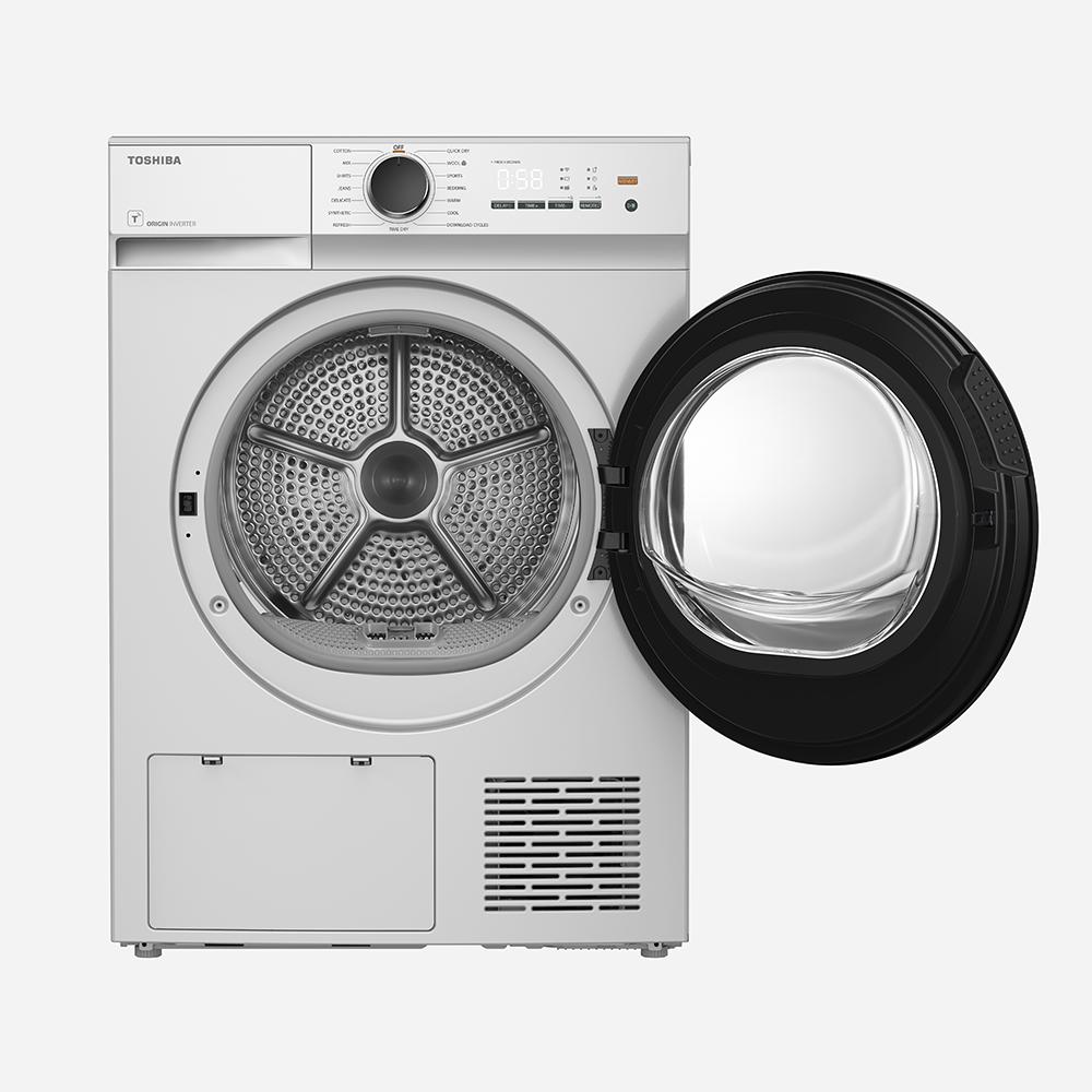 Toshiba 8KG Front Load HEAT PUMP TUMBLE DRYER TD-E80BT21HWM (WW) - Image 4