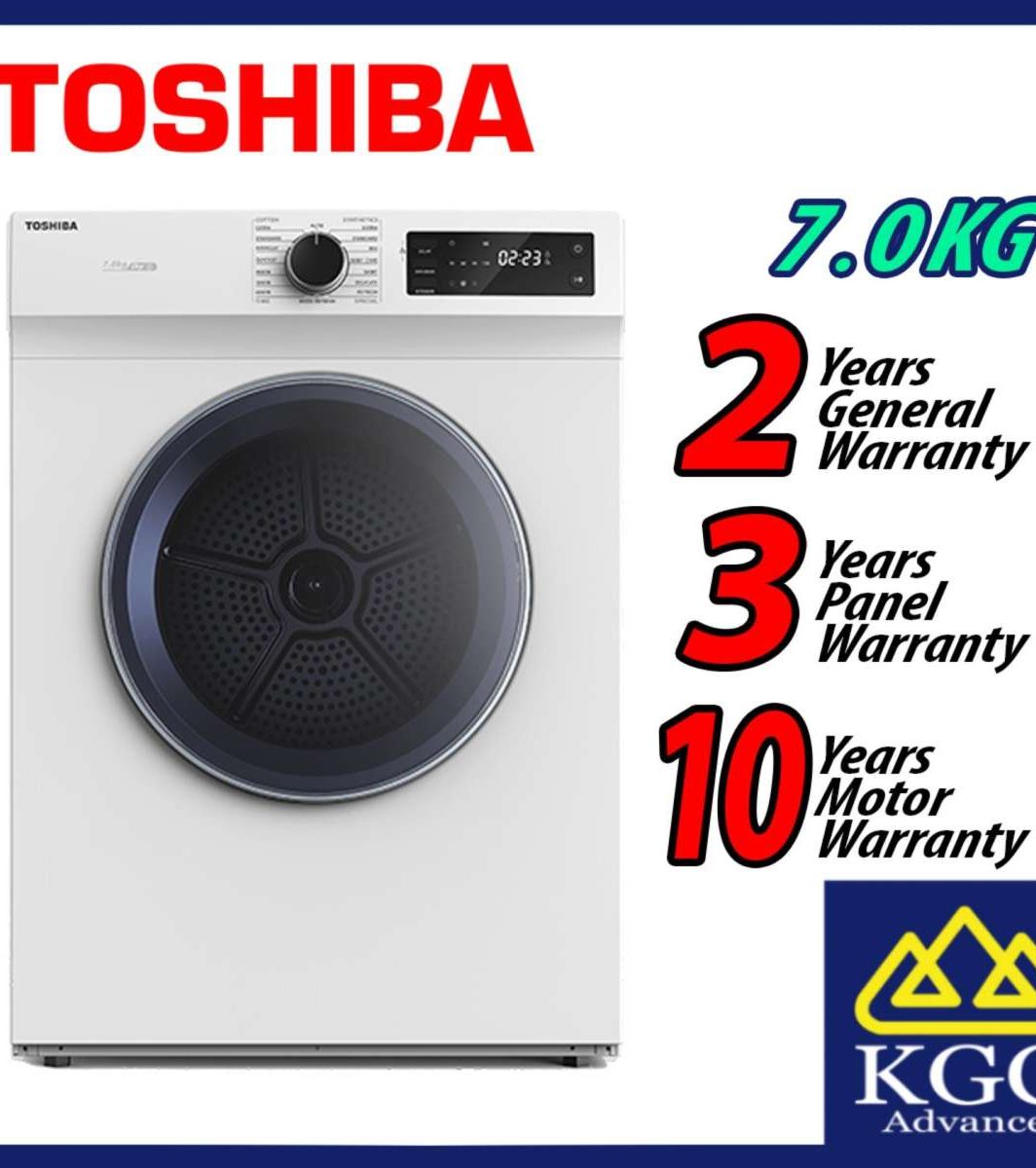 Toshiba 7KG SENSEDRY TUMBLE DRYER Pengering Pakaian TD-H80SEM