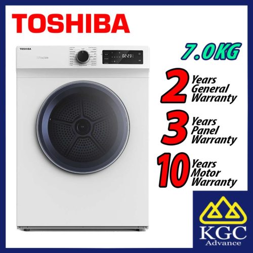 Toshiba 7KG SENSEDRY TUMBLE DRYER Pengering Pakaian TD-H80SEM