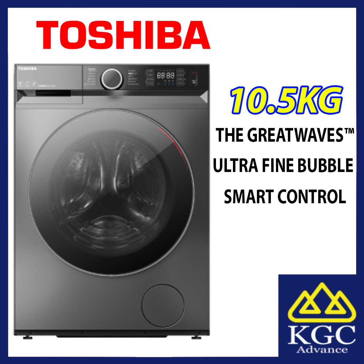 Toshiba 10.5KG TW-BK115GF4M(SK) FRONT LOAD WASHER Deep Clean Matters Inverter Washing Machine