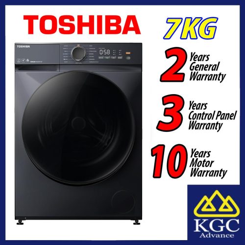 TOSHIBA 7KG TW-T21BU80UWM (MG) FRONT LOAD WASHER AROMA+ Matters Washing Machine Mesin Basuh